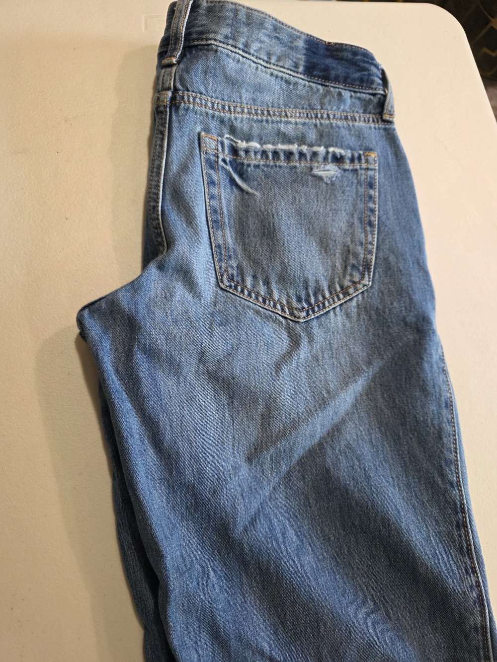 Low-Rise Baggy Blue Wide Leg Women’s Jeans - Picture 4 of 5